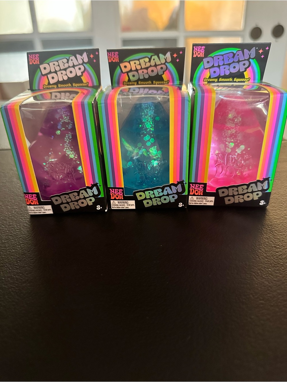 Needoh Dream Drop Squeeze Toy - Purple, Blue, Pink -pick a color.